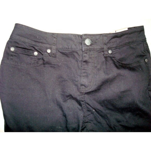 New NWT Womens 8 Tall Prana Kayla Jeans Denim Black Out Stretch 29 X 36 Dark - Picture 3 of 5